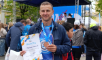 Бегуны из Волховского района на полумарафоне в Гатчине