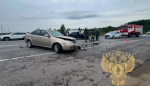 Под Киришами после столкновения двух машин пострадали четверо детей